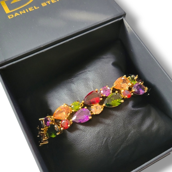 ✨️HP✨️Daniel Steiger | NIB Elegant "Nevada Rainbow" Gemstone Bracelet (OS) - Picture 2 of 8